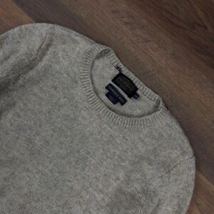 Pendleton Washable Wool Crew Neck Sweater Oatmeal Heather Beige XS Classic Knit